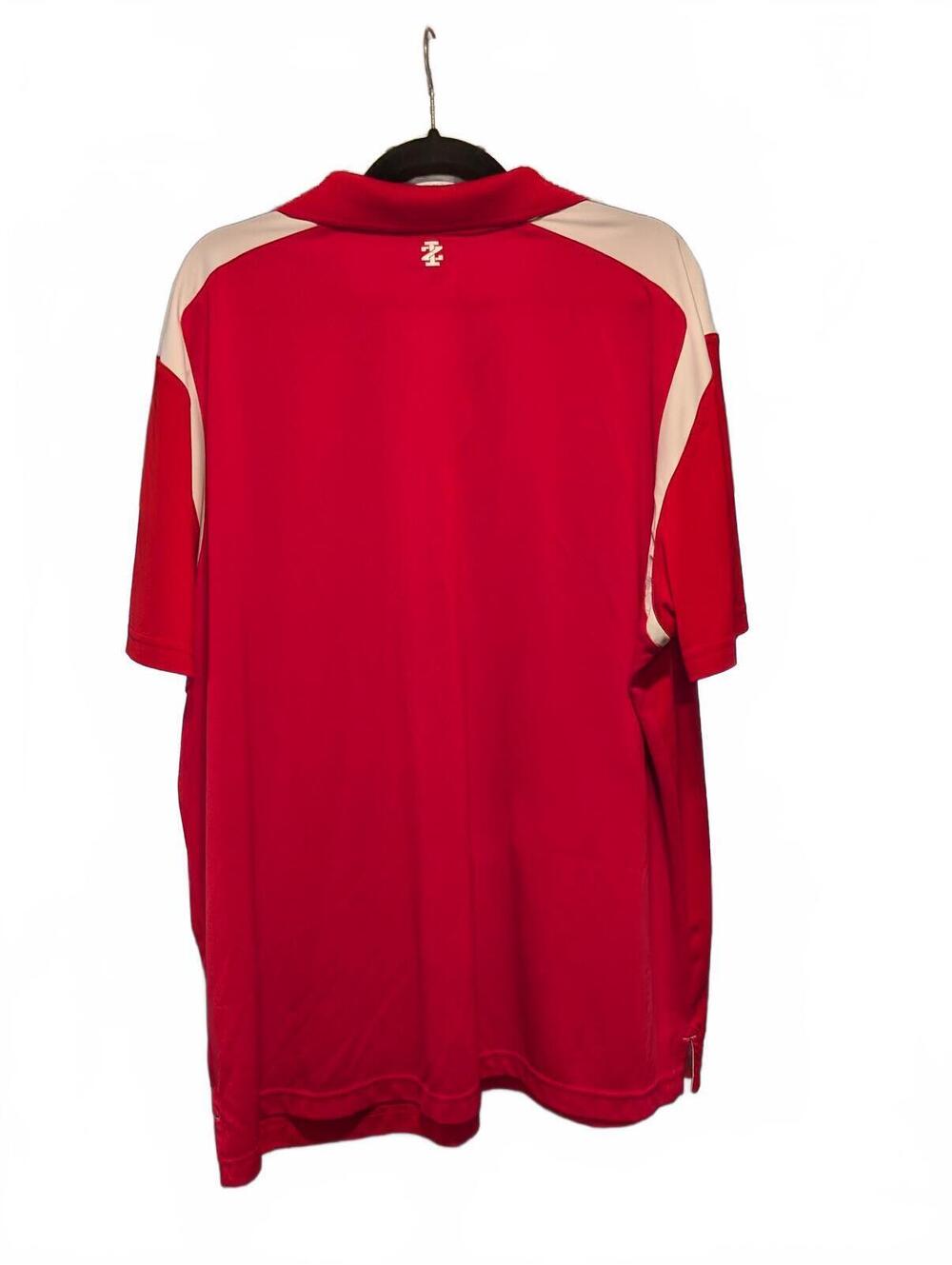IZOD Golf Red and White Polo Shirt XXL - Picture 2 of 5